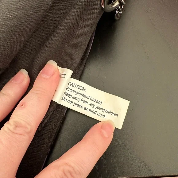 Loungefly Disney Villains Flocked Crossbody Metal Chain Purse Bag Purple Black - Picture 10 of 15